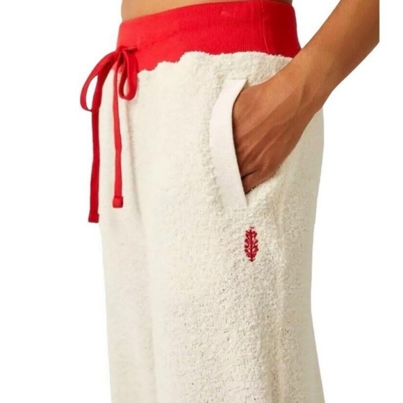 NWT FP Movement by Free People Cuddle Up Pants Size Large in Ivory - Picture 2 of 6